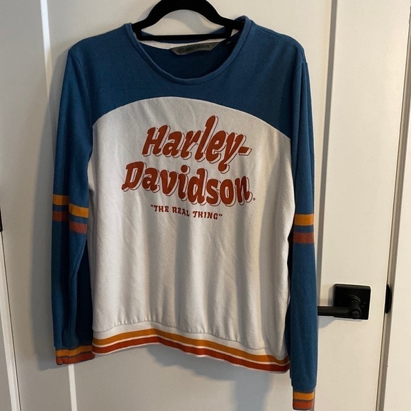 Harley-Davidson Tops - Harley Davidson Graphic Pullover Sweatshirt Large
